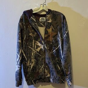 Men's Camouflage Zip-Up Sweater